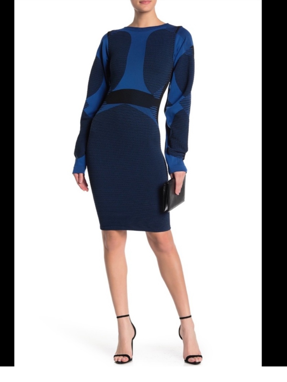 Wolford Trinity Dress In electric Blue Size XS